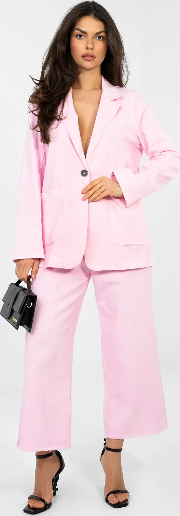 RUE PARIS Blazer-IT-MA-FL7703.49-light pink