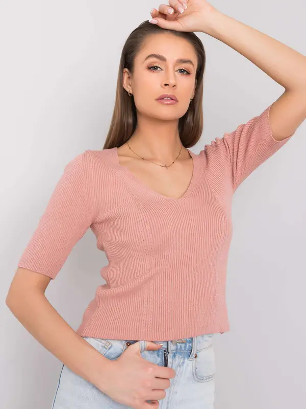 RUE PARIS Blouse-251-BZ-10057.52-dark pink