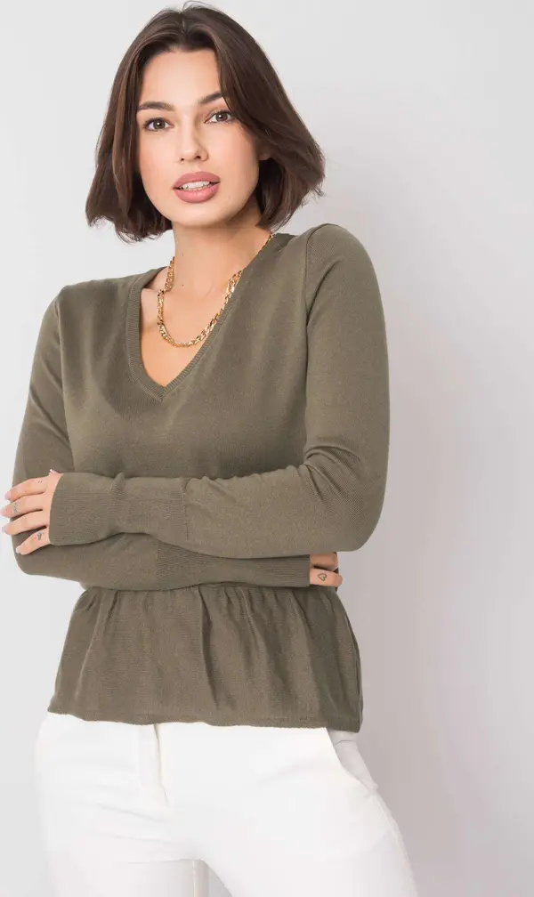 RUE PARIS Blouse-259-BZ-22513.73-khaki