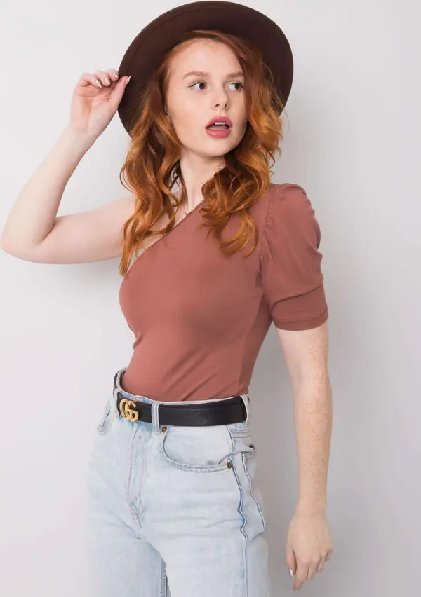 RUE PARIS Blouse-95-BZ-190101.22P-brown