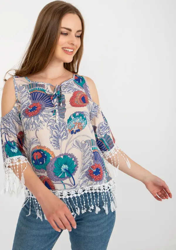 Factory Price Blouse-AT-BZ-2601.67-beige