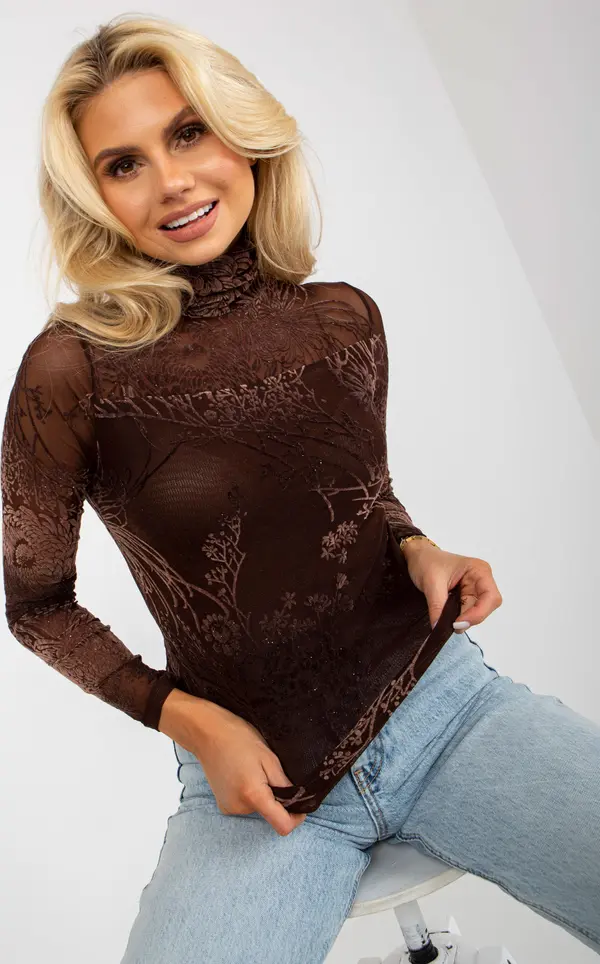 Factory Price Blouse-AT-BZ-831-2.19-brown