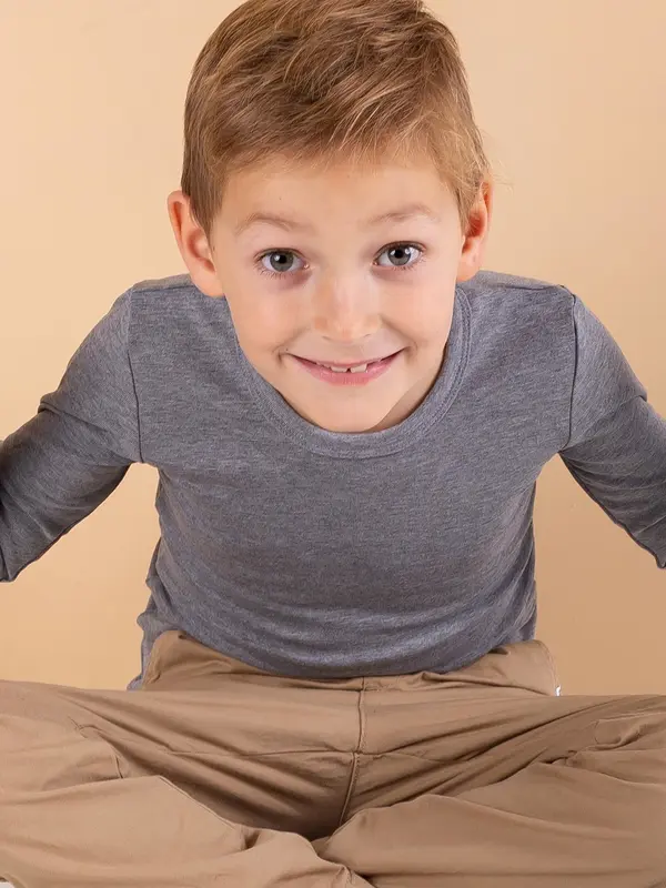 BERRAK Blouse-BR-BZ-847.06X-dark grey