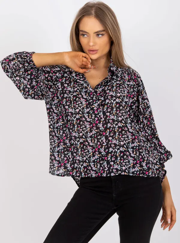 ZULUNA Blouse-CHA-BZ-3303-1.34-black-pink