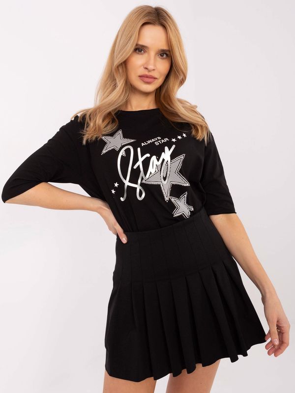 Calimera Blouse-CLM-BZ-0016.84-black