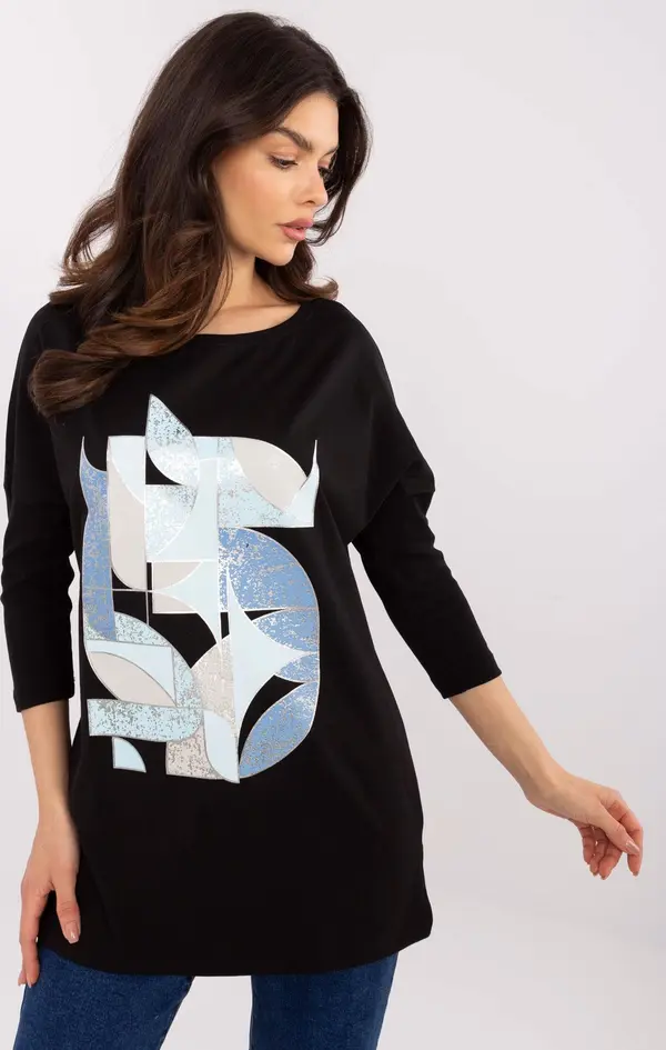 Calimera Blouse-CLM-BZ-0043.86-black