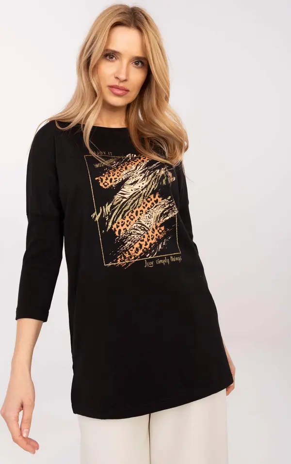 Calimera Blouse-CLM-BZ-0052.37-black
