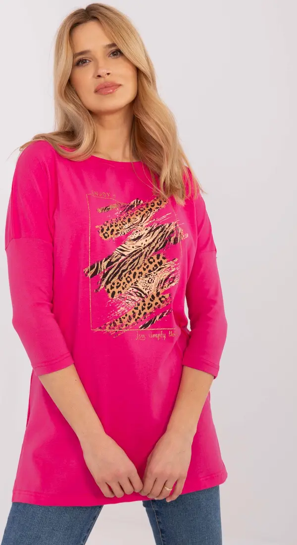 Calimera Blouse-CLM-BZ-0052.37-fuchsia