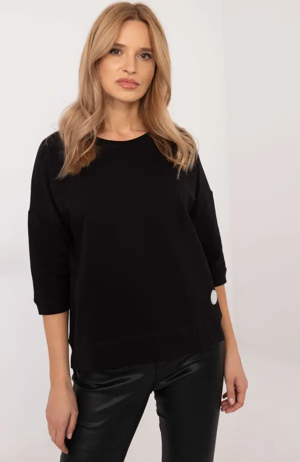Calimera Blouse-CLM-BZ-1252.01X-black