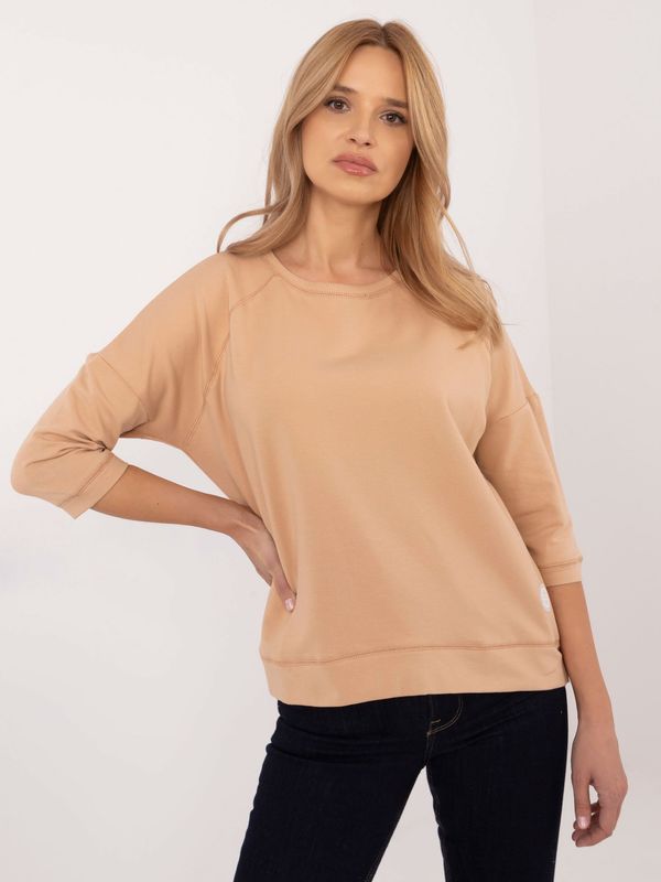 Calimera Blouse-CLM-BZ-1252.01X-camel