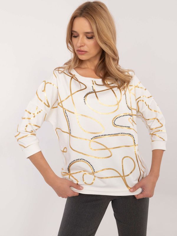 Calimera Blouse-CLM-BZ-1257.71-ecru