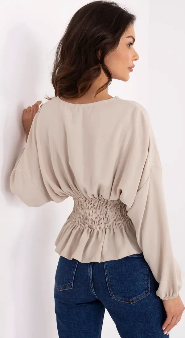 Sublevel Blouse-D50021F11088A-beige