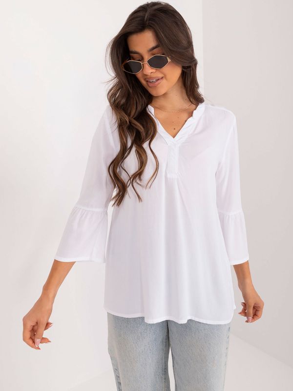 Sublevel Blouse-D73761M11062E-white