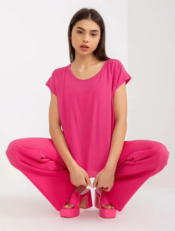 Sublevel Blouse-D73761R10978O-dark pink