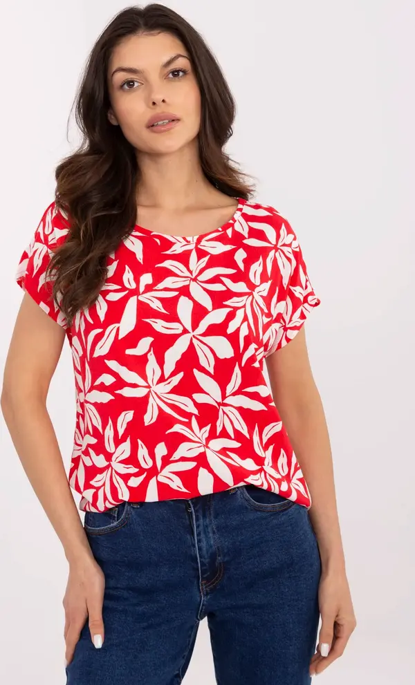 Sublevel Blouse-D73771M10978X-coral