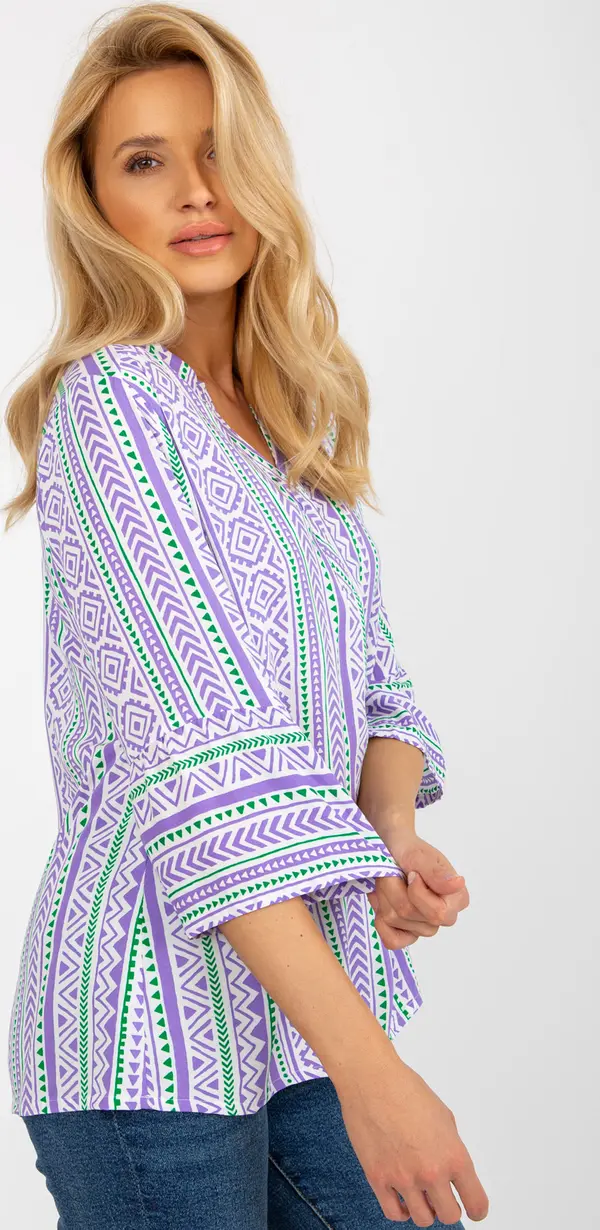 Sublevel Blouse-D73771M11062C-purple