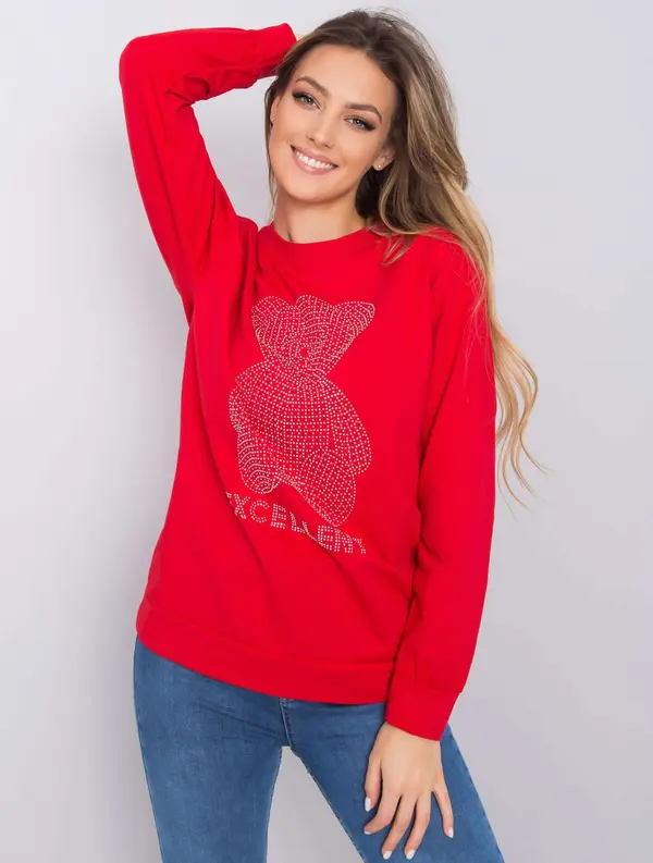 Italy Moda Blouse-DHJ-BZ-12779.43P-red