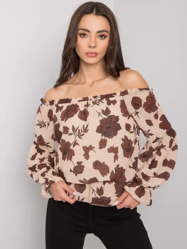 Italy Moda Blouse-DHJ-BZ-15168.15P-beige