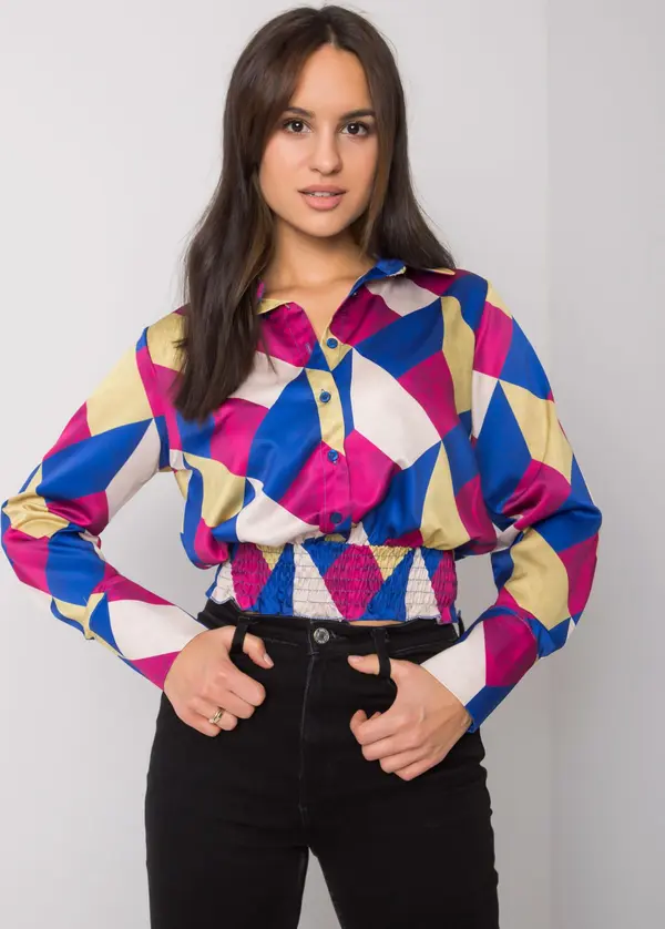 Italy Moda Blouse-DHJ-BZ-15251.82-dark blue