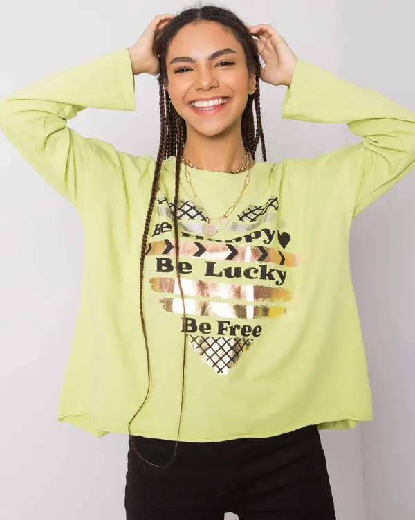 Italy Moda Blouse-DHJ-BZ-21103.06P-lime green