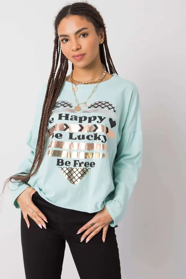 Italy Moda Blouse-DHJ-BZ-21103.06P-mint