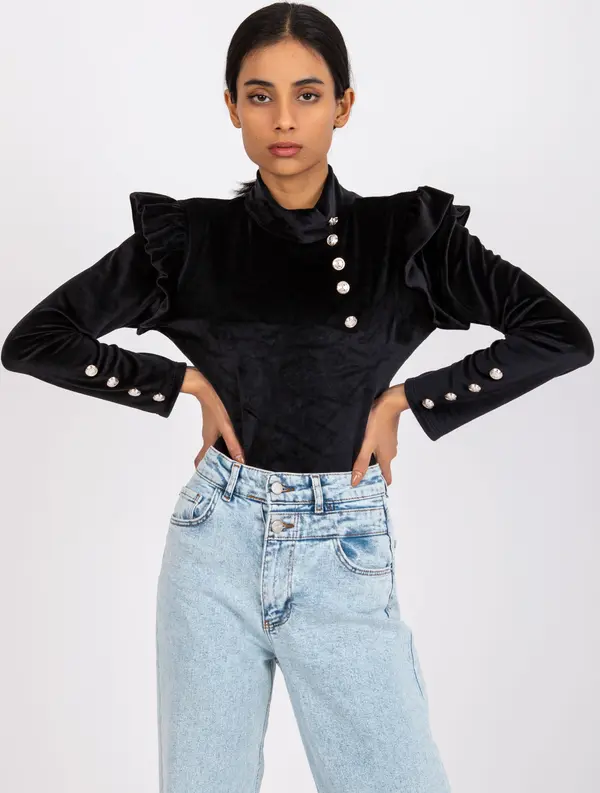 Italy Moda Blouse-DHJ-BZ-6533A.44P-black