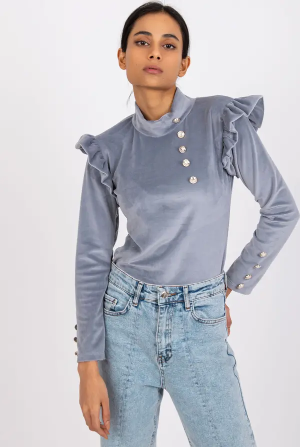 Italy Moda Blouse-DHJ-BZ-6533A.44P-grey