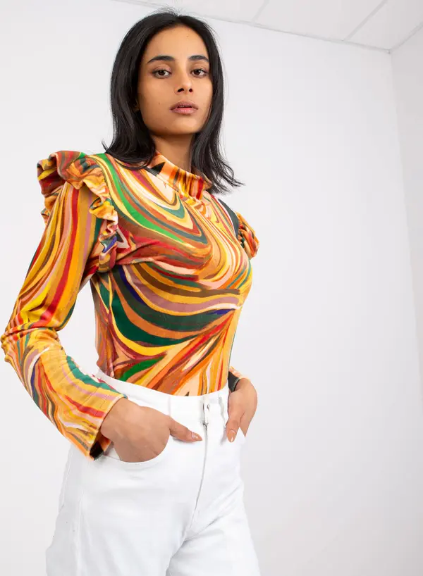 Italy Moda Blouse-DHJ-BZ-6533C.90-dark yellow