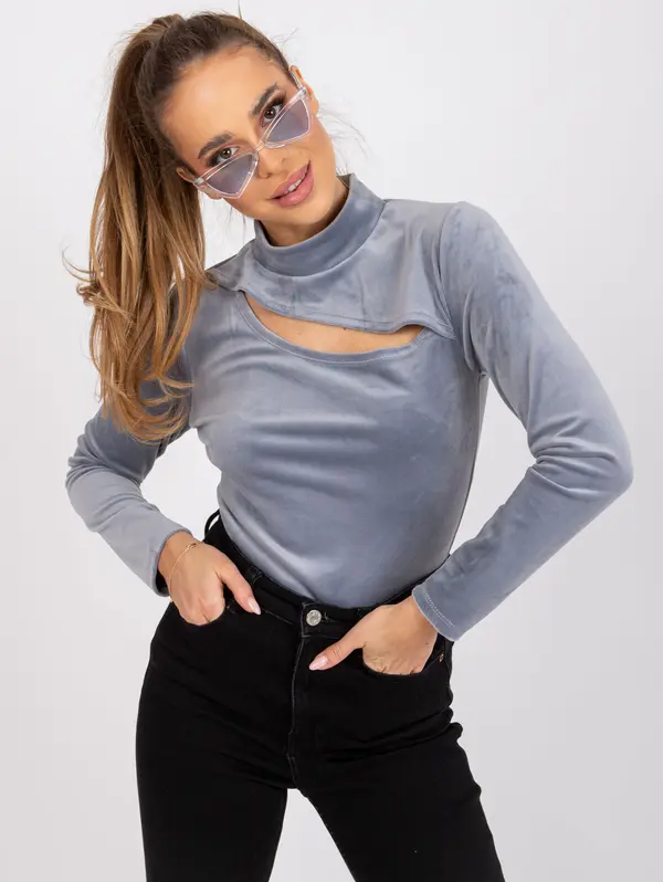 Italy Moda Blouse-DHJ-BZ-6561.09P-grey