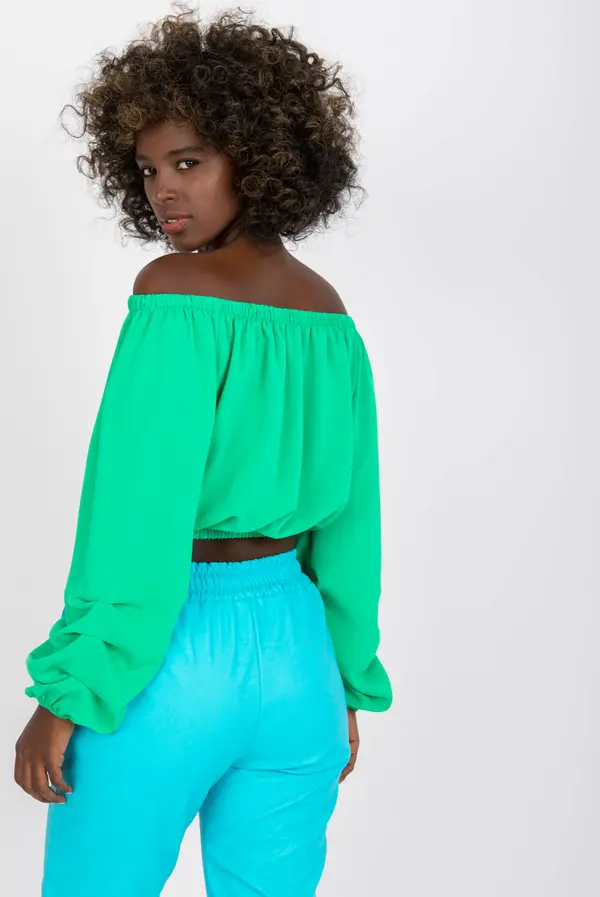 Italy Moda Blouse-DHJ-BZ-6816.57-green