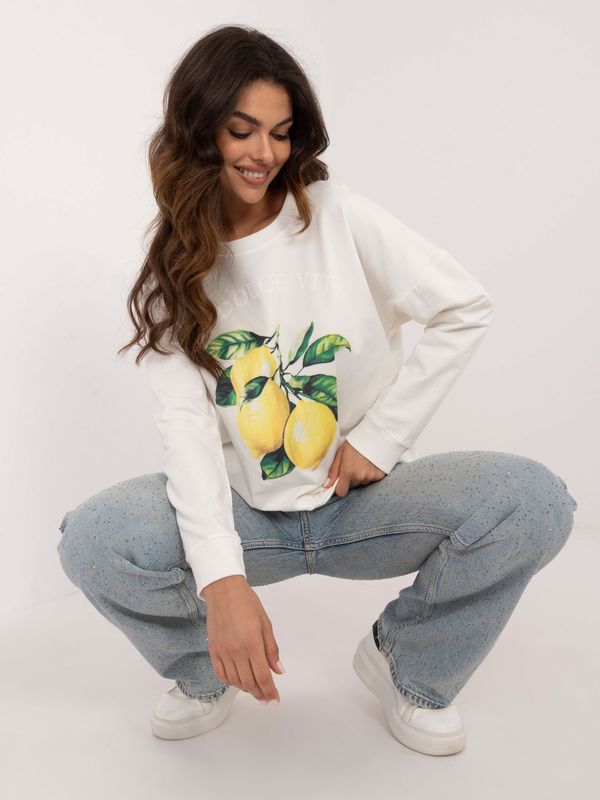 Italy Moda Blouse-DHJ-BZ-8501-1.75-ecru