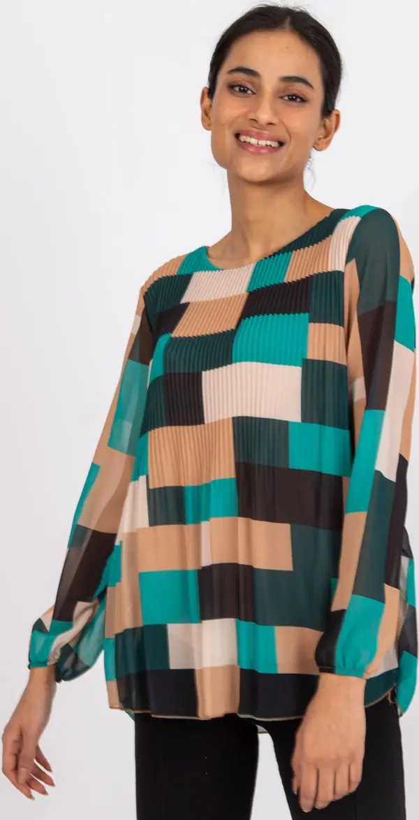 Italy Moda Blouse-DHJ-BZ-8643.38P-dark green