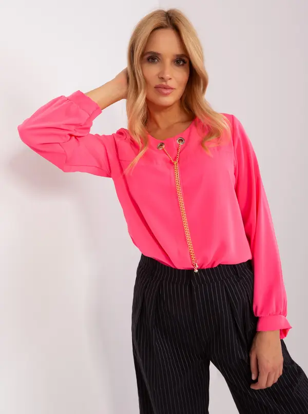 Factory Price Blouse-EM-BZ-13575.08-fluo pink