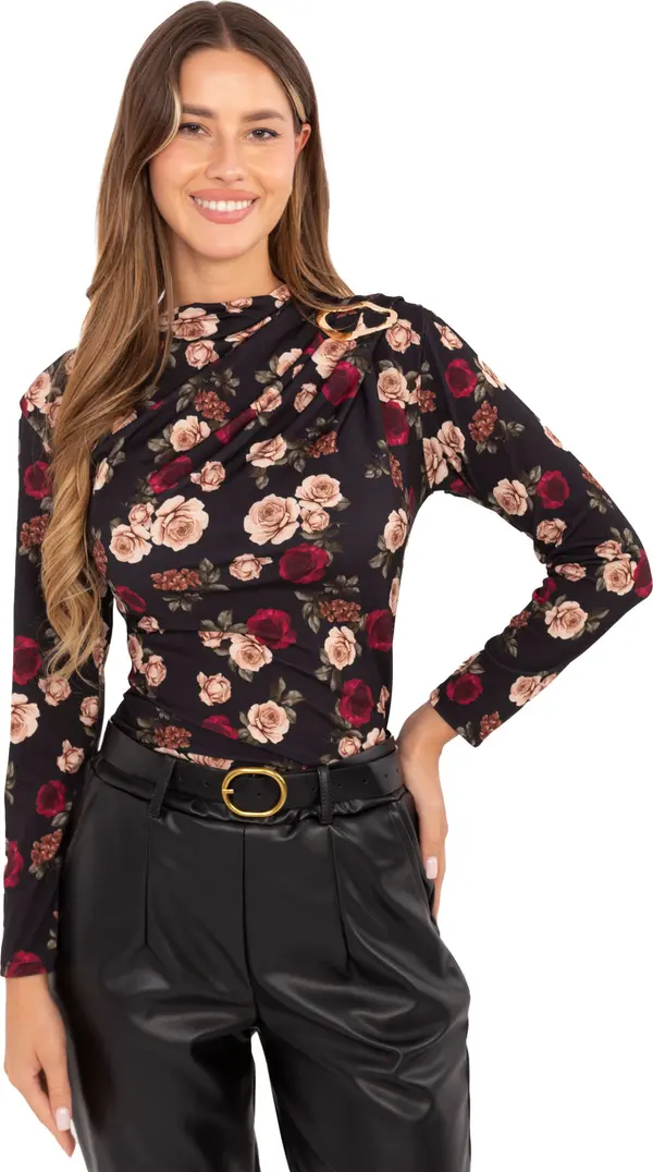RUE PARIS Blouse-IT-BZ-20315-1.19P-black