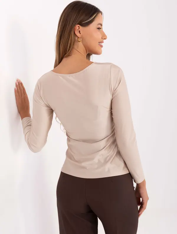 Italy Moda Blouse-IT-BZ-21629.82-beige