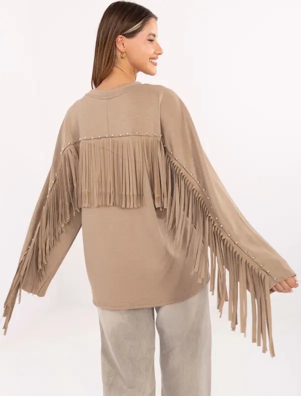 Factory Price Blouse-IT-BZ-21695.10-dark beige