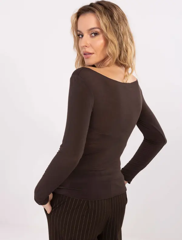 Italy Moda Blouse-IT-BZ-21817.07P-brown