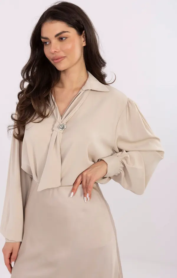 Factory Price Blouse-IT-BZ-28913.17-beige
