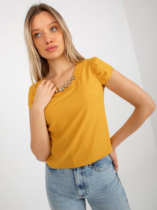 LAKERTA Blouse-LK-BZ-505783-1.42P-dark yellow