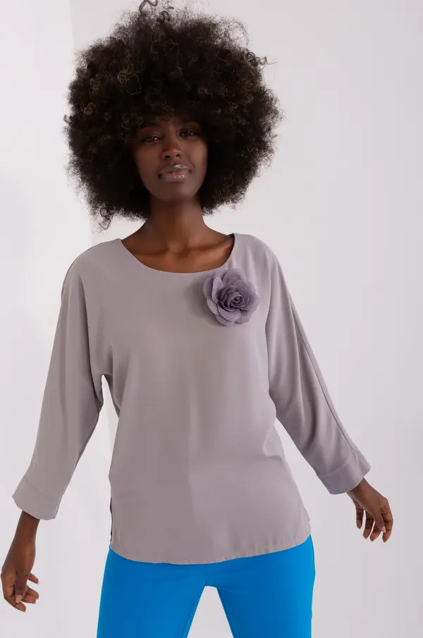 LAKERTA Blouse-LK-BZ-506560.14P-grey