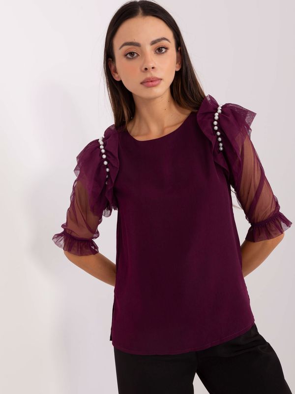 LAKERTA Blouse-LK-BZ-506682.26P-dark purple