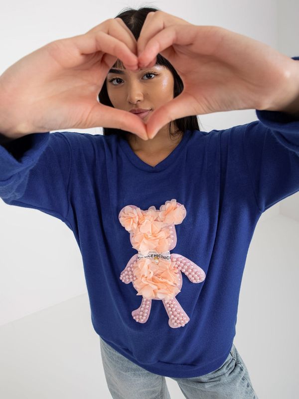 LAKERTA Blouse-LK-BZ-509067.15-dark blue