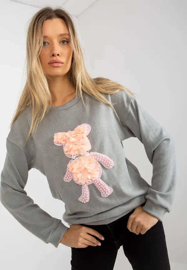 LAKERTA Blouse-LK-BZ-509067.15-grey