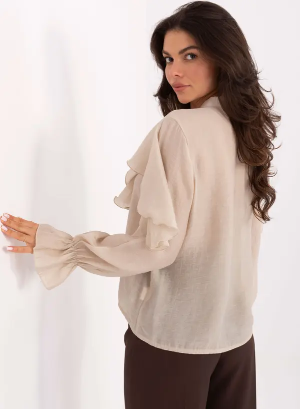 RUE PARIS Blouse-MI-BZ-27427.96-beige