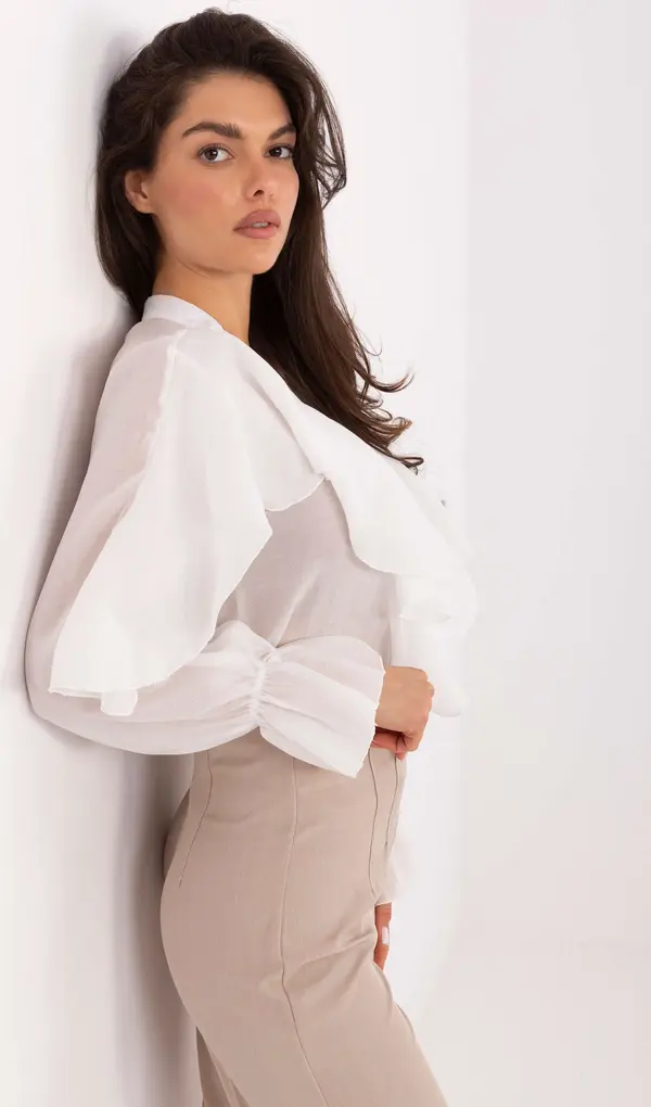 RUE PARIS Blouse-MI-BZ-27427.96-white