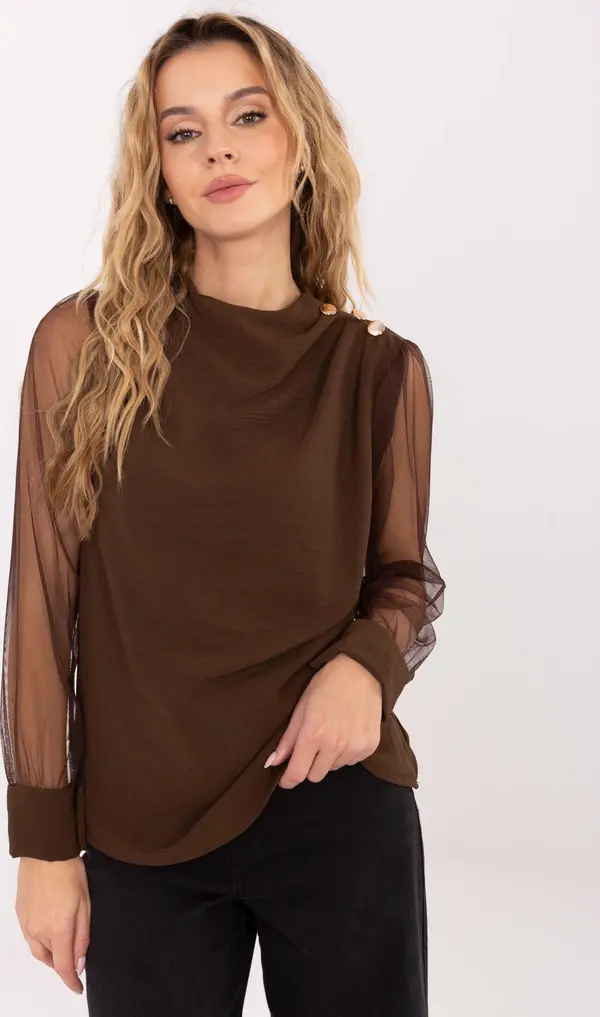 Italy Moda Blouse-MI-BZ-278519.03X-brown