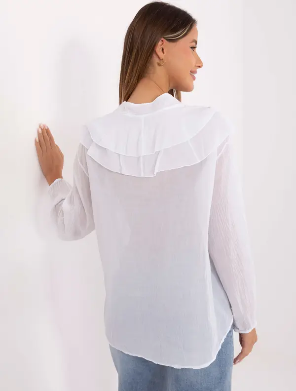 Italy Moda Blouse-MI-BZ-92335.56-white