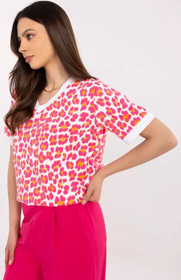 Italy Moda Blouse-MI-BZ-M6312-1.29-fuchsia