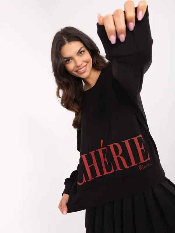 Italy Moda Blouse-MI-BZ-M741.24-black