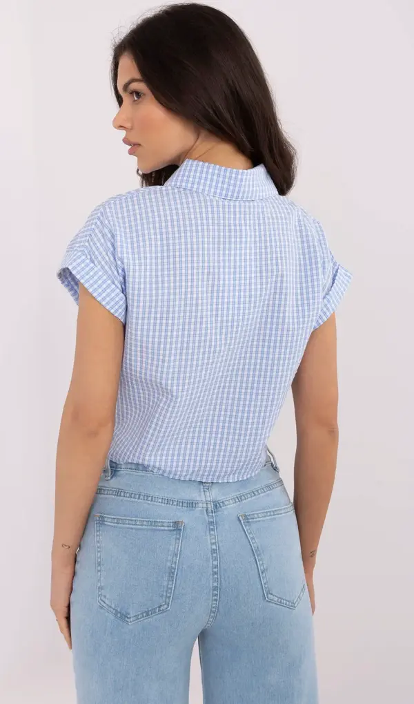 Vinceotto Blouse-NM-BZ-KA-01147.62P-white-blue